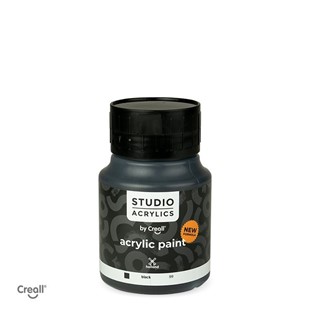 Bild von Creall Studio Acrylics 500ml schwarz