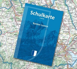 Bild von Lehrmittelverlag Luzern: Schulkarte Kanton Luzern. 1:100'000