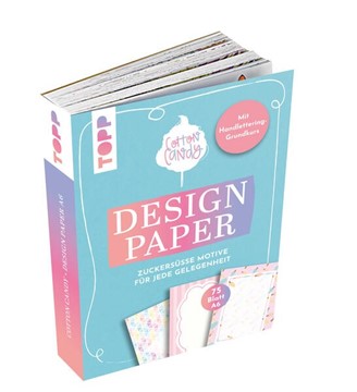 Bild von Blum, Ludmila: Handlettering Design Paper Block Cotton Candy A6