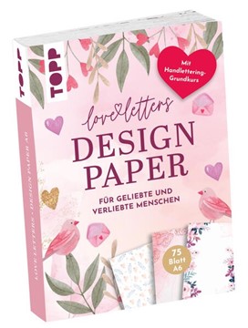 Bild von Blum, Ludmila: Design Paper Love Letters A6