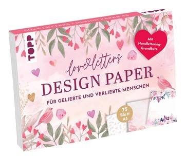 Bild von Blum, Ludmila: Design Paper Love Letters A5