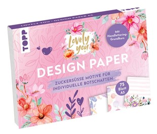 Bild von Blum, Ludmila: Design Paper A5 Lovely You. Mit Handlettering-Grundkurs