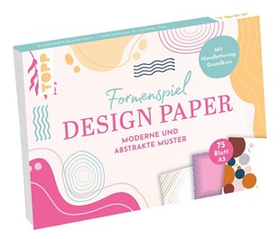 Bild von Blum, Ludmila: Design Paper A5 Formenspiel. Mit Handlettering-Grundkurs