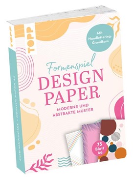 Bild von Blum, Ludmila: Design Paper A6 Formenspiel. Mit Handlettering-Grundkurs