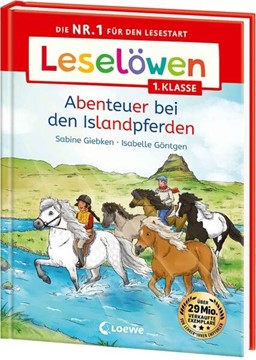 Bild von Giebken, Sabine: Leselöwen 1. Klasse - Abenteuer bei den Islandpferden