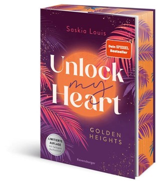 Bild von Louis, Saskia: Unlock My Heart. Golden-Heights-Reihe, Band 1 (humorvolle New-Adult-Romance für alle Fans von Stella Tack | Limitierte Auflage mit Farbschnitt)