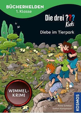 Bild von Scheller, Anne: Die drei ??? Kids, Bücherhelden 1. Klasse, Diebe im Tierpark