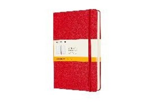 Bild von Moleskine Notizbuch - Erweitert, Large/A5, Liniert, Fester Einband, Scharlachrot